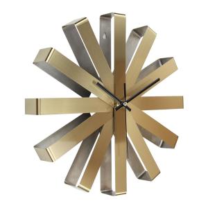 HUAYASEN | Scandinavian Creative Golden Stainless Steel Wall Clock