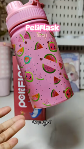 PELIFLASK Kids Water Bottle 12oz / 350ML Aqua flask tumbler for kids Wide mouth Vacuum Insulated Stainless Steel Drinking mini water bottle flasks