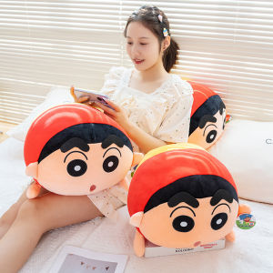 Original 35cm Crayon Shin-chan Plush Toy Cartoon Stuffed Anime Round Plushies Soft Throw Pillow Sofa Bed Home Decor Soothing Doll Gifts Girl  蜡笔小新  抱枕