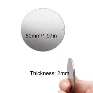 1pcs Diameter 50mm-100mm Round 304 Stainles Steel Disc Steel Sheet Circular Plate Round Spacer Disk Thick 0.5/1/1.5/2mm