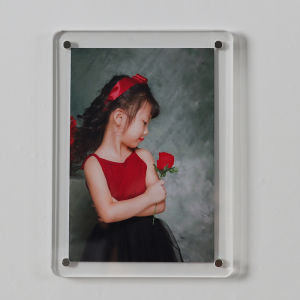 Acrylic Instant Photo Frame Magnets Photo Album Storage Display Case Compatible with Polaroid SX-70 Series i-Type Series 600 Series