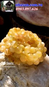 Vòng tay thạch anh tóc vàng tuyển chọn từ đá tự nhiên cao cấp