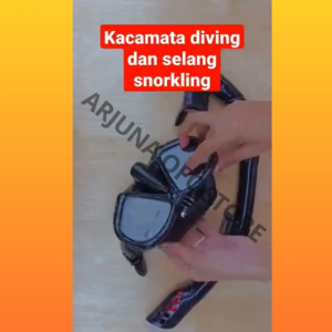 COD TaffSPORT Kacamata Selam Scuba Diving Anti Kabut Anti Embun Snorkeling with GoPro Mount AS304