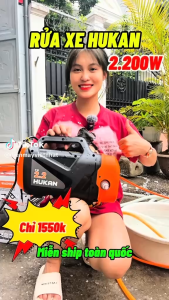 Máy rửa xe hukan G1-HK79 công suất 2200W hàng chính hãng máy rửa xe gia đình