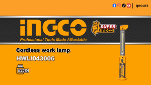 INGCO 4V CORDLESS LED WORK LIGHT | HWLI043006