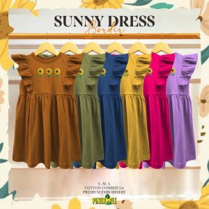 Dress Sunny Bordir - Dress Anak Perempuan 2-5 Tahun Pineapple Kids