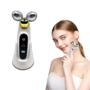 Máy Massage Nâng Cơ Mặt Bằng Dòng Điện Vi Mô Con Lăn Da Mặt Rung Thiết Bị Làm Đẹp Cầm Tay Trẻ Hóa Da Mặt Và Cổ Sạc USB