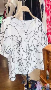 áo hoạ tiết cao cấp bigsize ảnh thật - LT27-1123