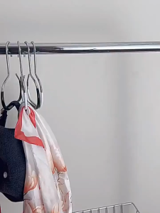 FH-C1403 Gantungan Cincin Penyimpanan Tas Topi Syal Anti Slip Kait Dasi Organizer Gantungan Dinding