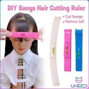 Need. DIY Professional Bangs Hair Cutting Clip Comb Hairstyle Trim Tool Ruler