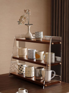 Cup Organizer Shelf Tabletop Cup Holder