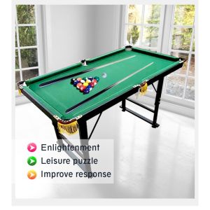 Pool table 120*63 CM Mini billiard Table for Kids adjustable metal legs billiard table set