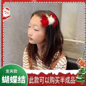 กิ๊บติดผมรูปไม้กางเขน แฮนด์เมด ปักลาย ตุ๊กตาสุนัข ตกแต่งผม เครื่องประดับสำหรับเด็ก ช่วงวันหยุด ของขวัญวันเกิด