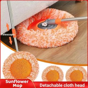 Sunflower Mop with Extension Pole 360 Rotatable Cleaning Mop Home Ceiling Cleaning Supplies