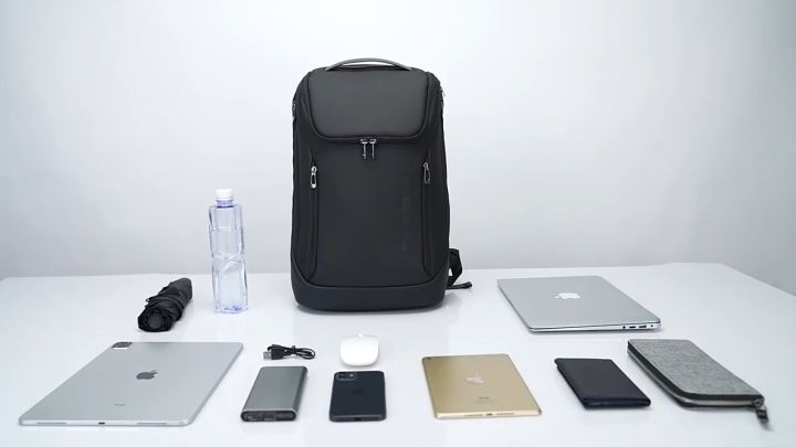 BANGE New 2024 High Quality Men Fashion Backpack Multifunction