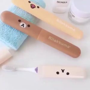 Tempat Sikat Gigi Kotak Sikat Gigi Karakter Lucu Kotak Sikat Gigi Motif Rilakuma Tempat Sikat Gigi Portablgi Tempat Sikae Travelling Toothbrush Case