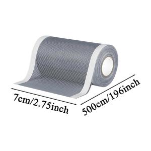 7cm/12cm Screen Repair Tape Strong Adhesive Cuttable High Density Screen Window Repair Tape Roll for Tent Net Pool Fences Porch