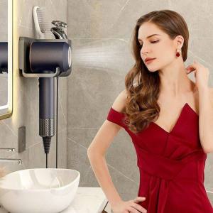 high quality hair dryer Bracket Bathroom Hair Dryer Stand Holder storage rack wall-mounted bracket Hair dryer storage rack free of punching