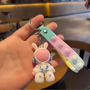 Móc khóa phi hành gia pop it cute dễ thương