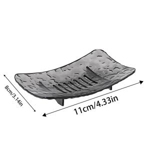 Soap Holder Drain Hole Design Non-slip Base Soap Dish Soap Tray Suitable for Home Travel Gym Bathroom Decoration