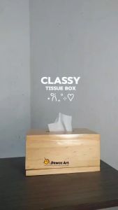 Tempat Tisu Kayu Murah - Wadah Tisu Kotak Unik