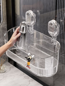 Giá Để Đồ Trong Phòng Tắm Bằng Nhựa PET Không Cần Khoan Giá Để Đồ Gắn Tường Giá Để Đồ Phòng Tắm Giá Để Đồ Phòng Vệ Sinh Giá Để Đồ Để Bàn Rửa Mặt