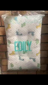 Gối cho bé Cotton chần bông 3 lớp - Ruột Microfiber êm ái an toàn cho da nhạy cảm