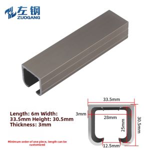 Silent Nylon Stainless Steel Door Track