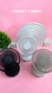 AVVIC DQ231 Kipas Angin Meja Mini Portable Desk Fan Wide Angle Wind Adjustment Rechargeable