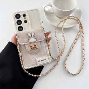 szhaiyu | Wallet Lanyard Case for Samsung Galaxy S26 Ultra S25 FE S24 S21 S23 S22 Plus A57 A17 A07 A56 A36 A26 A16 Crossbody Leather Cover