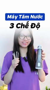 BH 24 Tháng/Máy Tăm Nước Sạc Không Dây Mang Đi Du Lịch 3 Chế Độ 3 Vòi Xịt Bình Nước Tháo Rời 200mL cho Người Niềng Răng