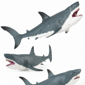 Realistic Replica Megalodon Great White Shark Prehistoric Deep Sea Model Toy