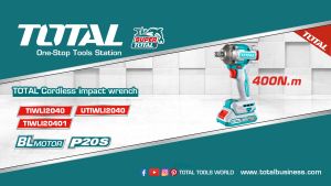TOTAL 20V Li-ion Brushless Motor Cordless Impact Wrench 400-1350NM TIWLI2040TIWLI20501TIWLI2085TOSLI240489TIWLI20135