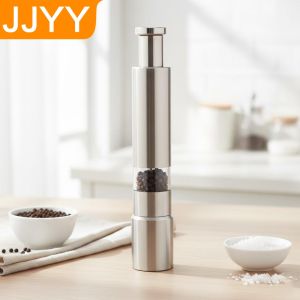 Manual Stainless Steel Salt Pepper Spice Grinder for Kitchen Home Use Hand Operated Pepper Mill Grinding Tool