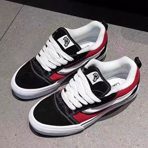 sepatu flat sky board laki laki pria remaja dan dewasa warna merah / sepatu vanses  laki laki knu laki laki dewasa remaja / sepatu flat laki laki pria warna merah / sepatu vanses knuan cowok flat skynoard