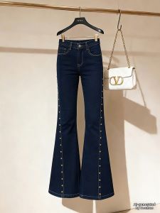 Stylish Elegance Blue Flared Jeans for Women