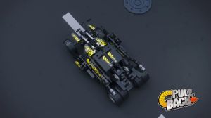 iM.Master Mechanical Master Block Hot Rod Power Vechiles Brick With Pull Back Engine (5802)