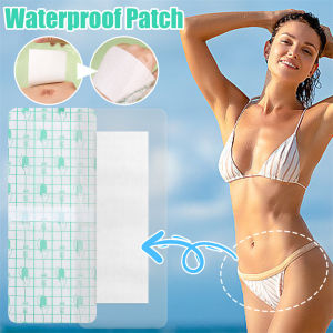 10Pcs Skin Protective Swimming Shower Transparent Invisible Waterproof PU Film Wound Dressing Adhesive Private Sticker Dirt Protection Seamless Fixation Tape