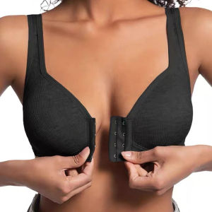 Hot Sale Womens Front Closure Bra Comfort Push Up Sleep Bras Womens Front Closure Bra Lightweight Comfort Bras