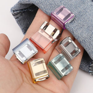 M.G.【Ready in Stock】 Invisible Leg Shortening Clip Non-slip Pants Edge Clip Pant Leg Hemming Clip Fixed Buckle 2Pcs