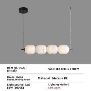 FANCY LAMP CLUB | Rustic Minimalist Cream Straight Creative Bar Pendant Light