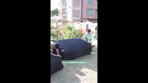 Waterproof Outdoor Bench Cover Dustproof UV-Resistant Garden Terrace Leisure Seating Set Protector for All-Season Use