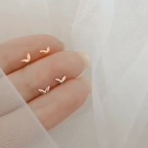 [Ready Stock Malaysia] 925 Silver Needle Women Ins Mini Earrings/ Ear Studs