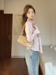 Women Casual Striped Blouse Long Sleeve Slim Shirt Top