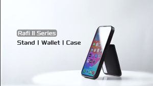 Ốp Lưng Da Cao Cấp Iphone 16 Pro Max/ 16 Pro/ 16 Plus/ 16 Hỗ Trợ Sạc KHÔNG DÂY Kèm Ngăn Đựng Thẻ Và Giá Đỡ Gờ Bảo Vệ Cam