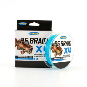 Colored Fishing Line Braid for Extra Visibility Cost-Effective Super Cast 4 Strands Braided Fishing Line 6LB to 60LB Long Throw