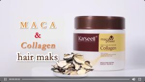 Karseell Maca Power Collagen 500 ml หมักผม แก้ผมเสีย คาร์เซล คอลลาเจน มาก้า เอสเซ้นส์ รีแพร์ - 500 ml