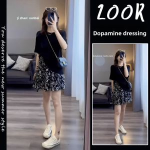 Shalldoer | Slimming Fashionable Outfit Two-Piece Dress