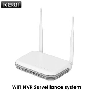 KERUI | KERUI 8 Channel NVR DIY Surveillance System NVR Kits Wireless 8CH Network Video Recorder Dual Lens IP PTZ Camera CCTV Security