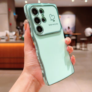 BOSKJUE | Wave Window Lens Film Silicone Shockproof Edge Full Cover Case